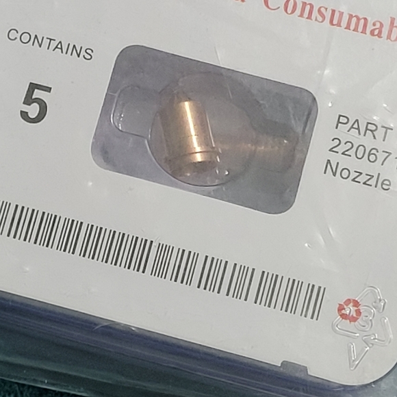 Plasma Cutter Nozzle Torch Tip Replacement 220671 (5 Pack) - Picture 5 of 9